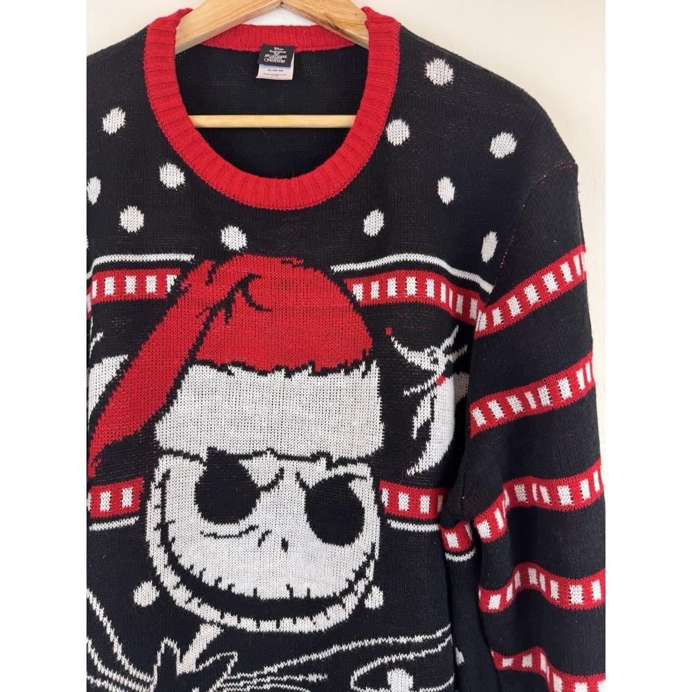 Disney Tim Burton's The Nightmare Before Christmas Ugly Sweater Jack Skellington
